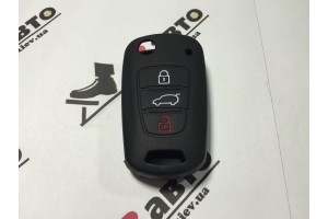 Чехол силиконовый ключа для Kia / Hyundai Tuscon, Accent, Elantra, Sonata, Santa Fe, i10, Rio, Cerato, Soul, Sorento, Sportage, Optima